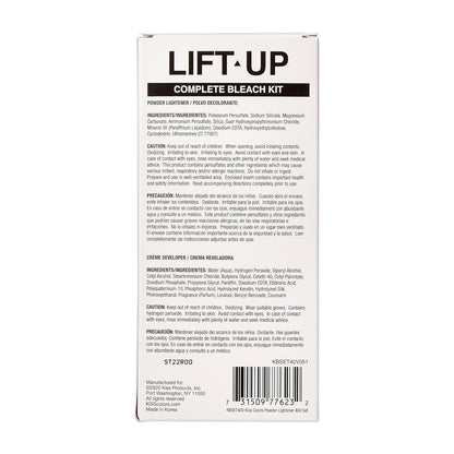 KISS Lift Up Premium Bleach Kit – Salon-Grade Icy Silver Toner for an Elevated At-Home Finish