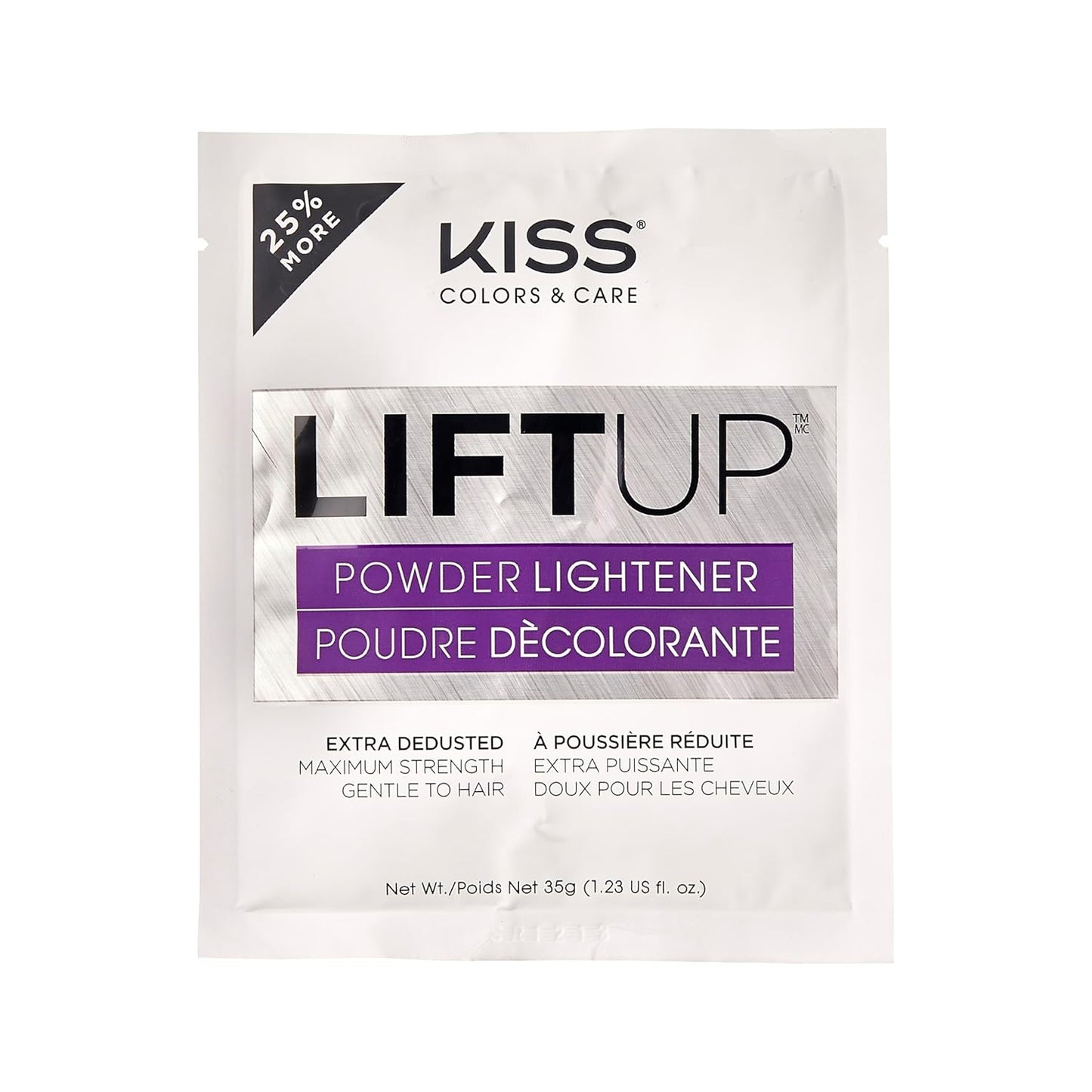 KISS Lift Up Premium Bleach Kit – Salon-Grade Icy Silver Toner for an Elevated At-Home Finish