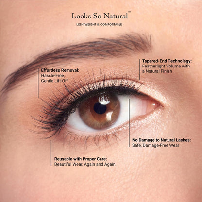 KISS Looks So Natural Lashes – 'Shy' Style, Understated 12mm Clusters for a Clean Five-Pair Vanity Edit