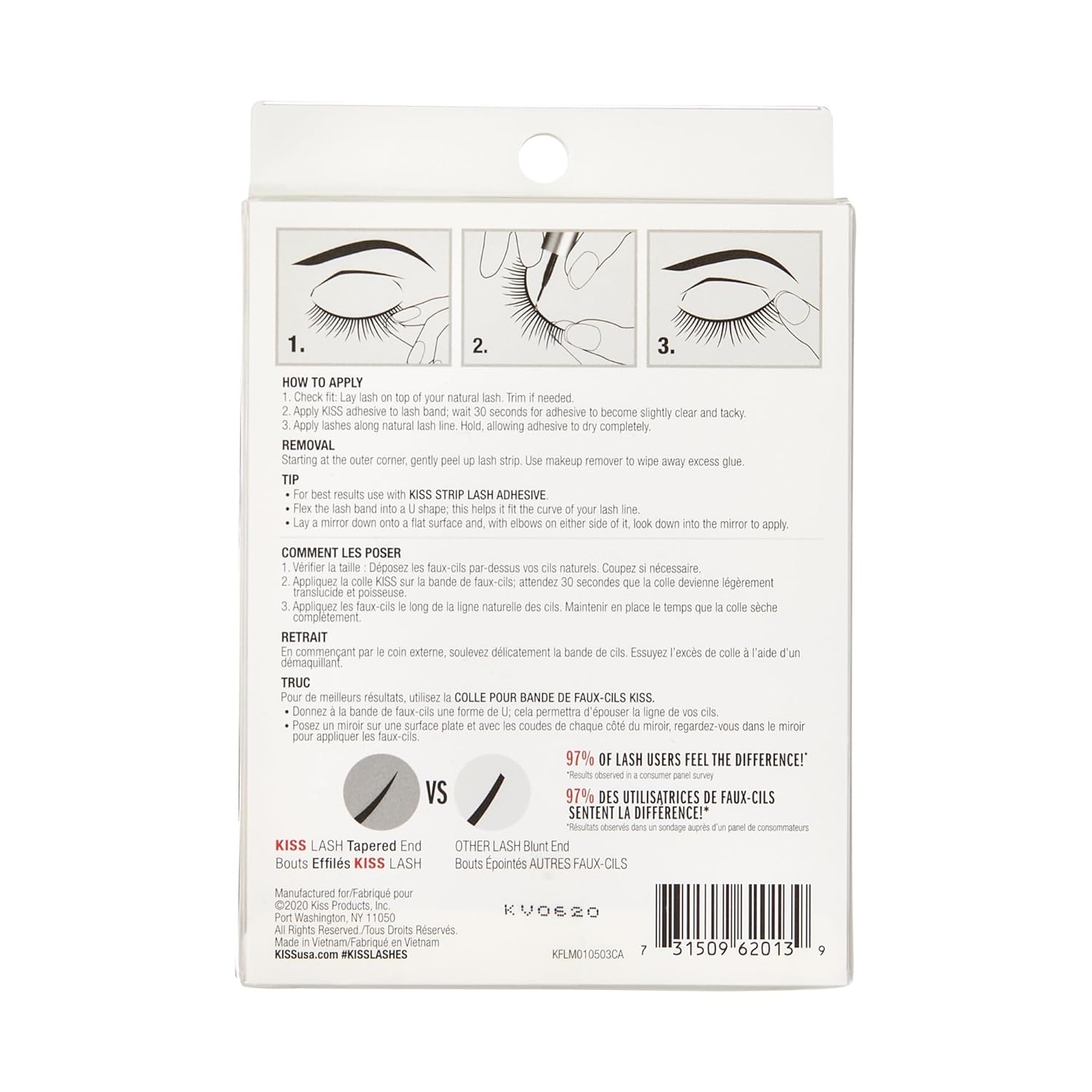 KISS Looks So Natural Lashes – 'Shy' Style, Understated 12mm Clusters for a Clean Five-Pair Vanity Edit