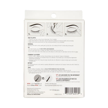 KISS Looks So Natural Lashes – 'Shy' Style, Understated 12mm Clusters for a Clean Five-Pair Vanity Edit
