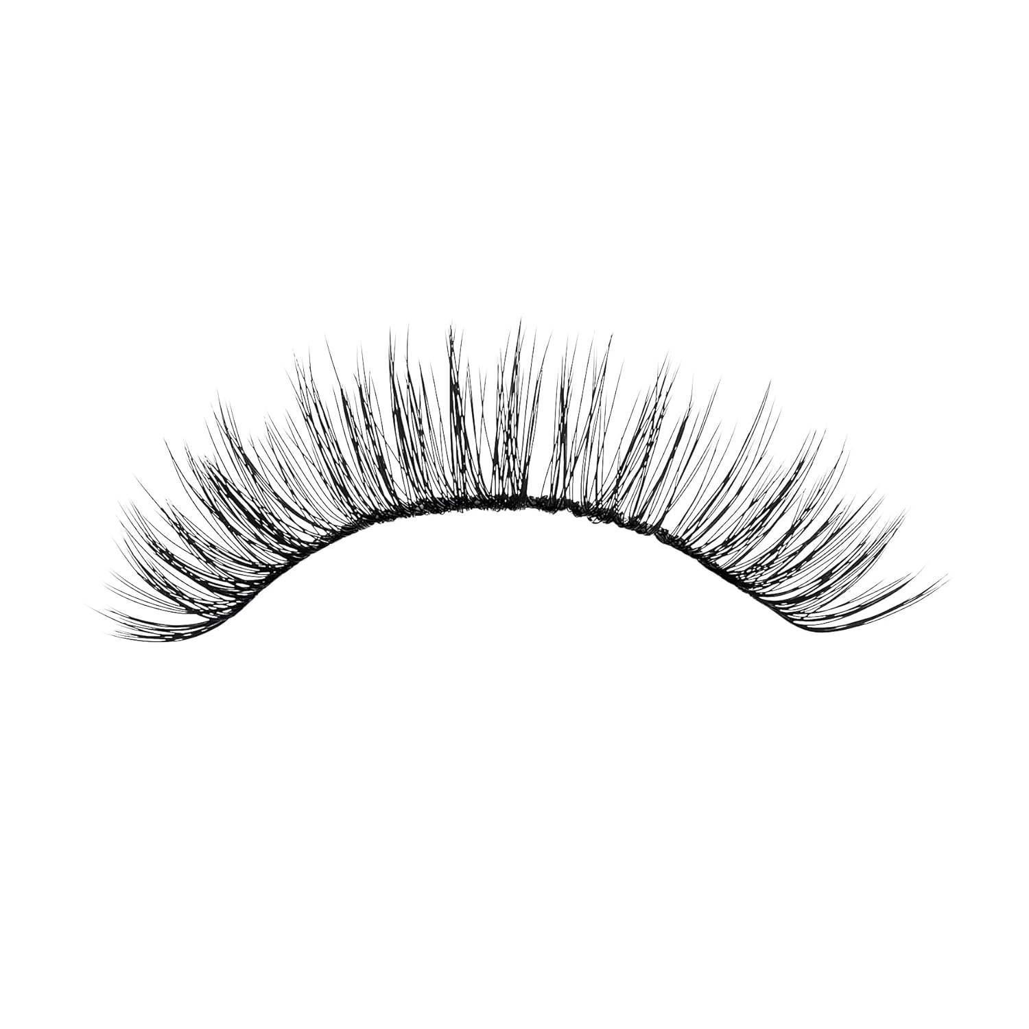 KISS My Lash But Better So Real 12mm Lashes – Minimalist Vegan Falsies for Clean Beauty Routines, Reusable Natural Strip Lashes