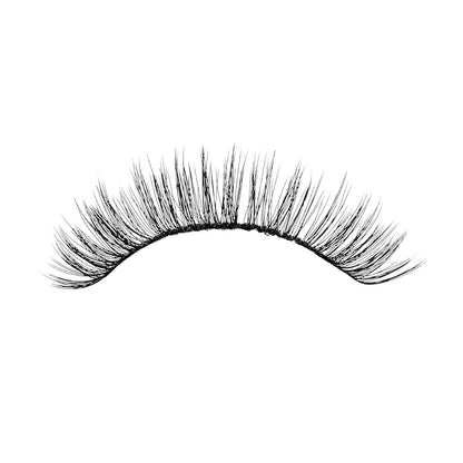 KISS My Lash But Better So Real 12mm Lashes – Minimalist Vegan Falsies for Clean Beauty Routines, Reusable Natural Strip Lashes