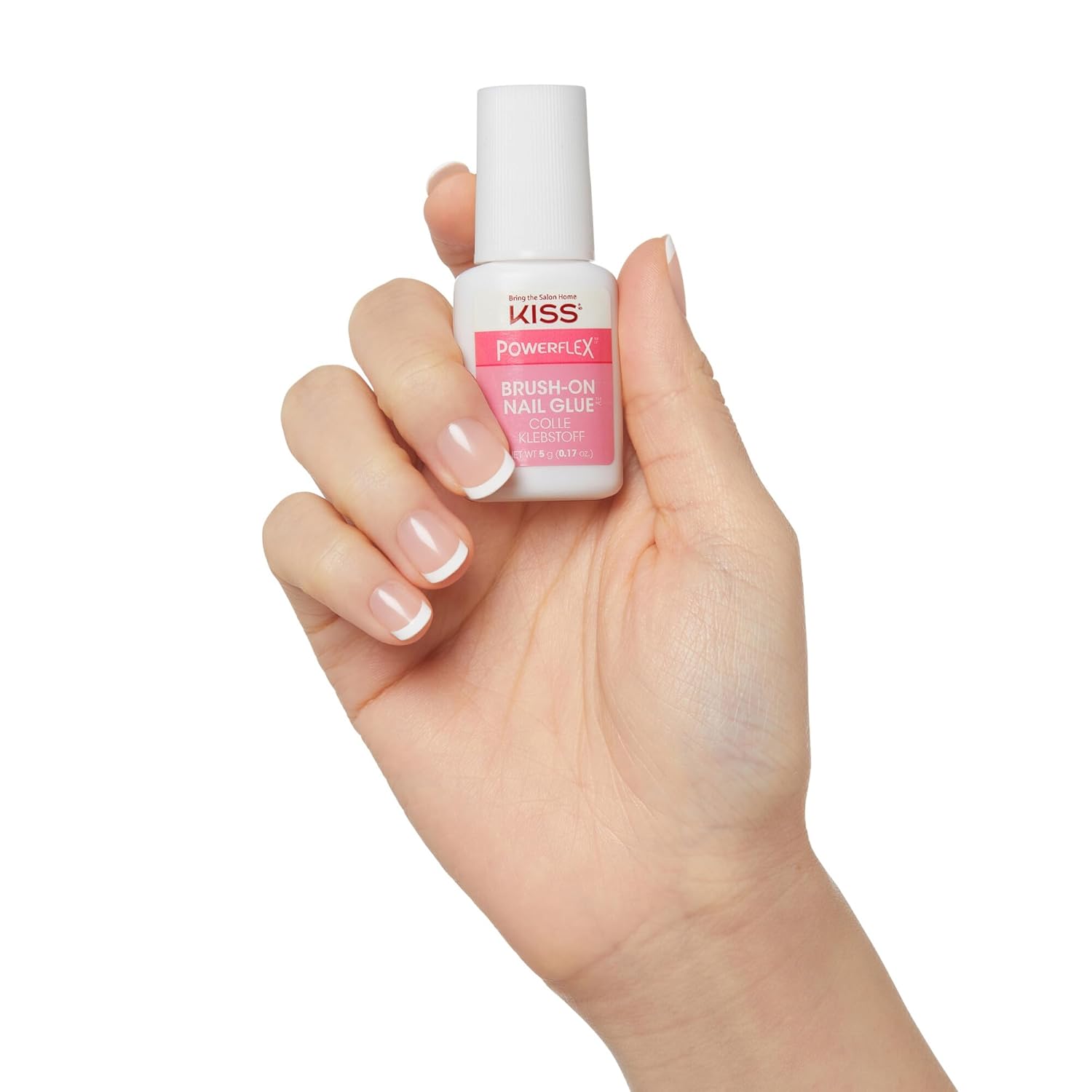 KISS Powerflex Nail Glue – Birthday Gift for Her, At-Home Manicure Nail Bond Kit