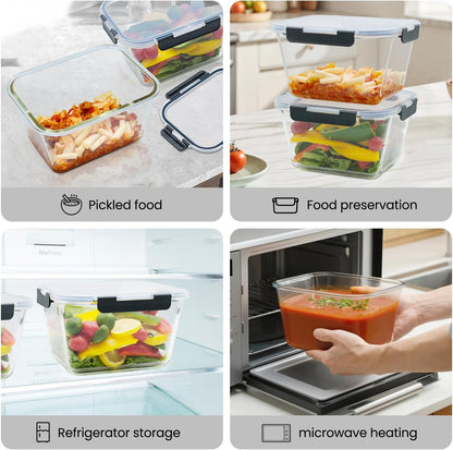 Kitchen Vault Premium Borosilicate Glassware – Matching Kitchen Aesthetic for Open-Shelf Cooks