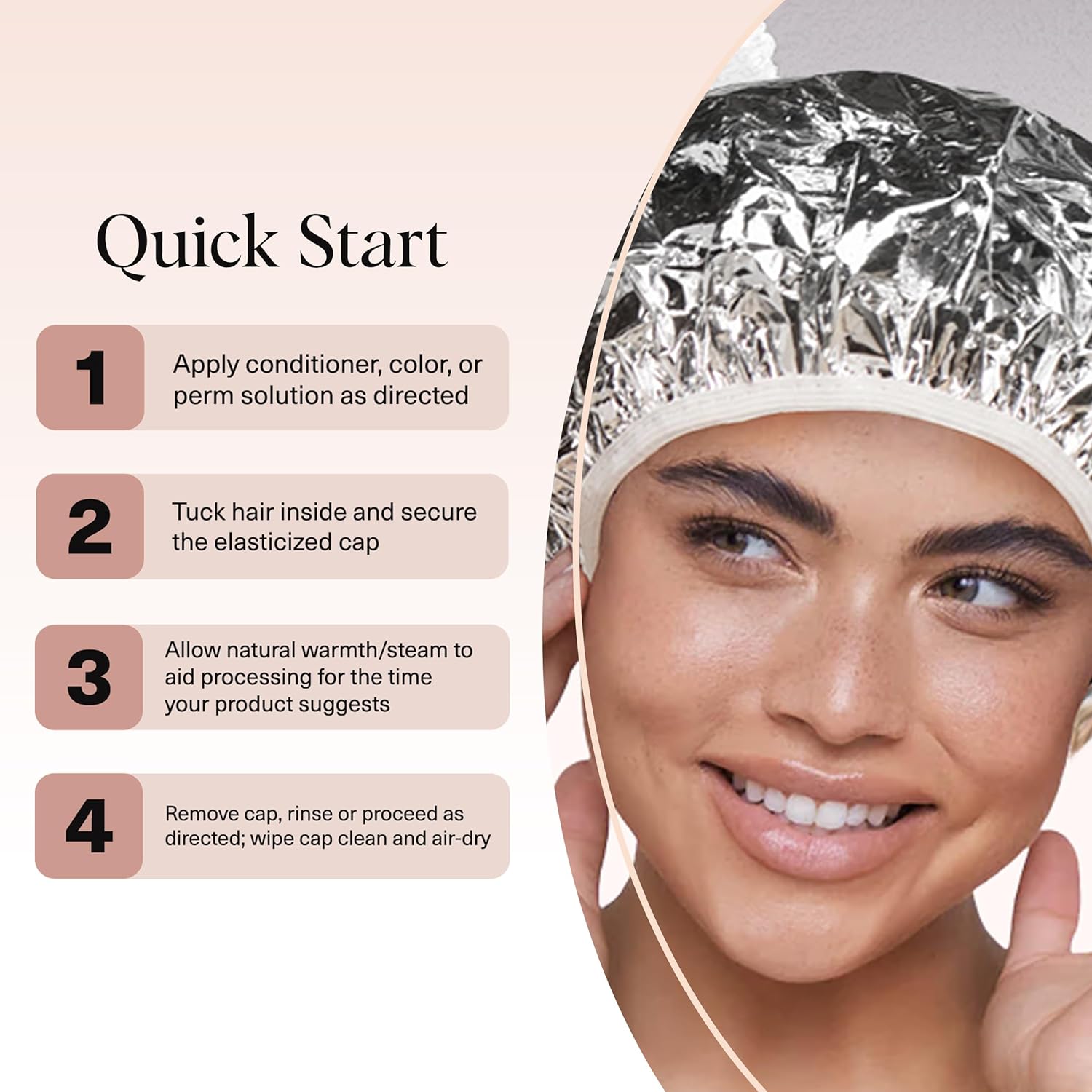Kitsch Aluminum Foil Heat Cap – Thoughtful Birthday Gift for Women Who Love At-Home Hair Care