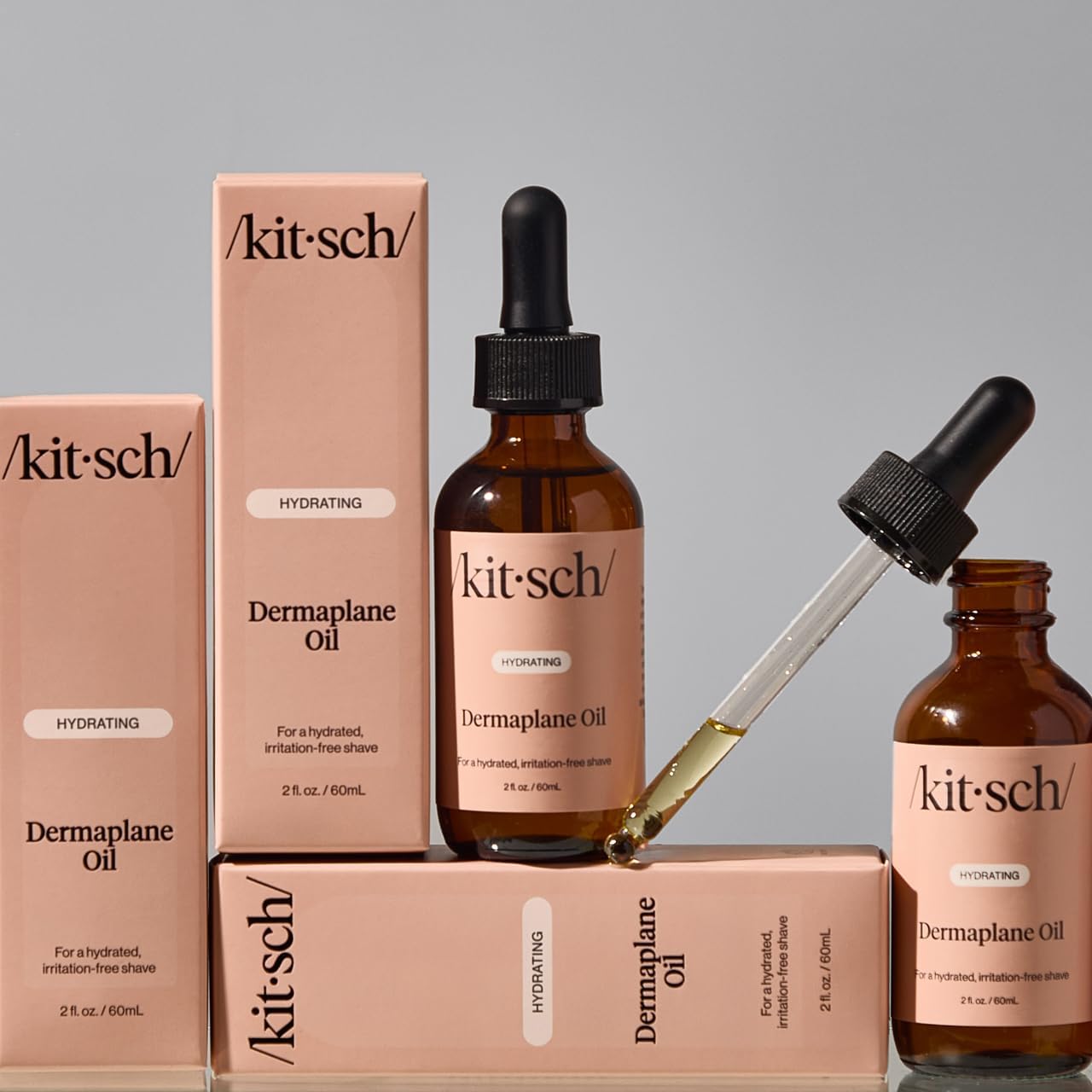 Kitsch Dermaplane Face Oil – Calming Pre-Dermaplaning Prep Oil for Mindful Skincare Routine, 2oz