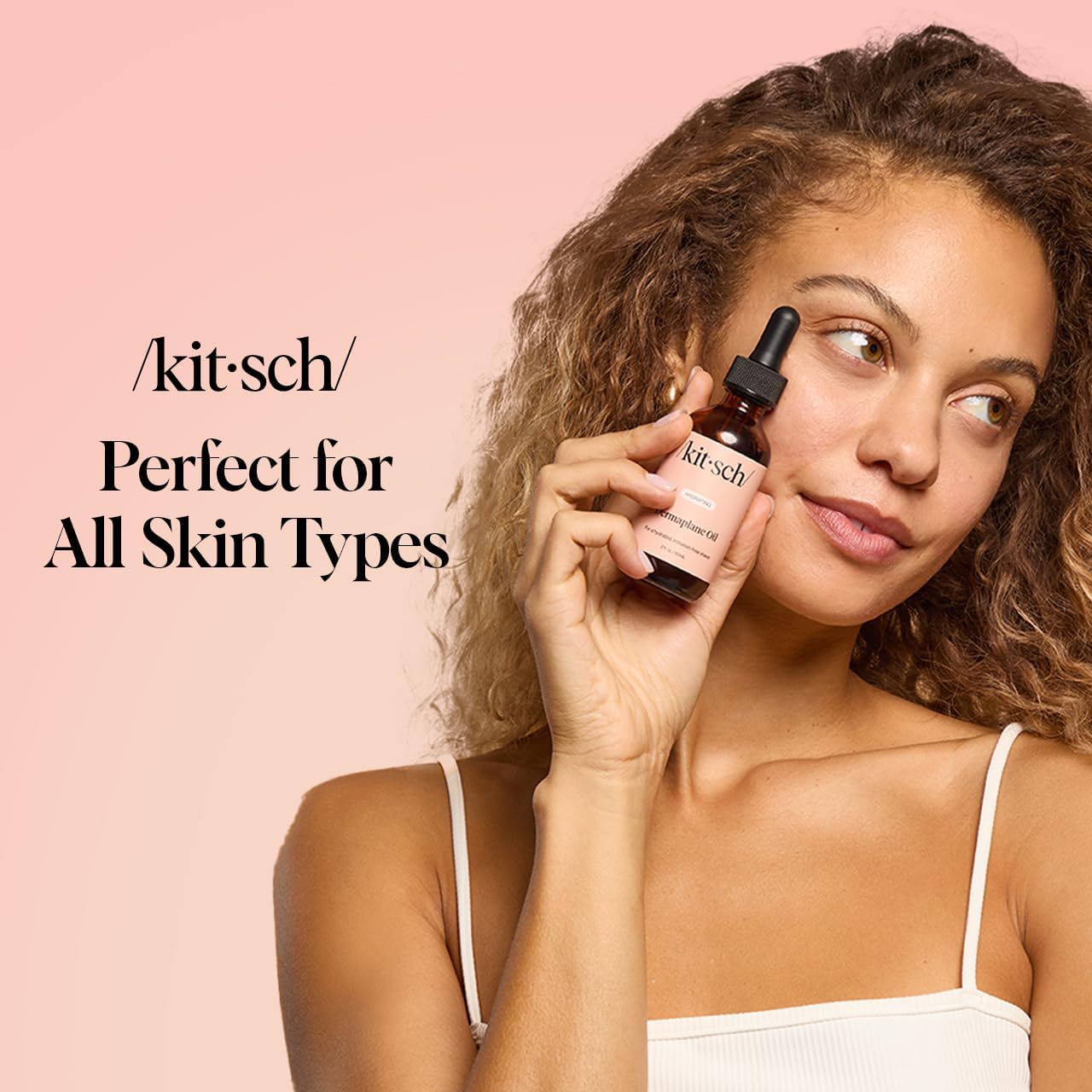 Kitsch Dermaplane Face Oil – Calming Pre-Dermaplaning Prep Oil for Mindful Skincare Routine, 2oz