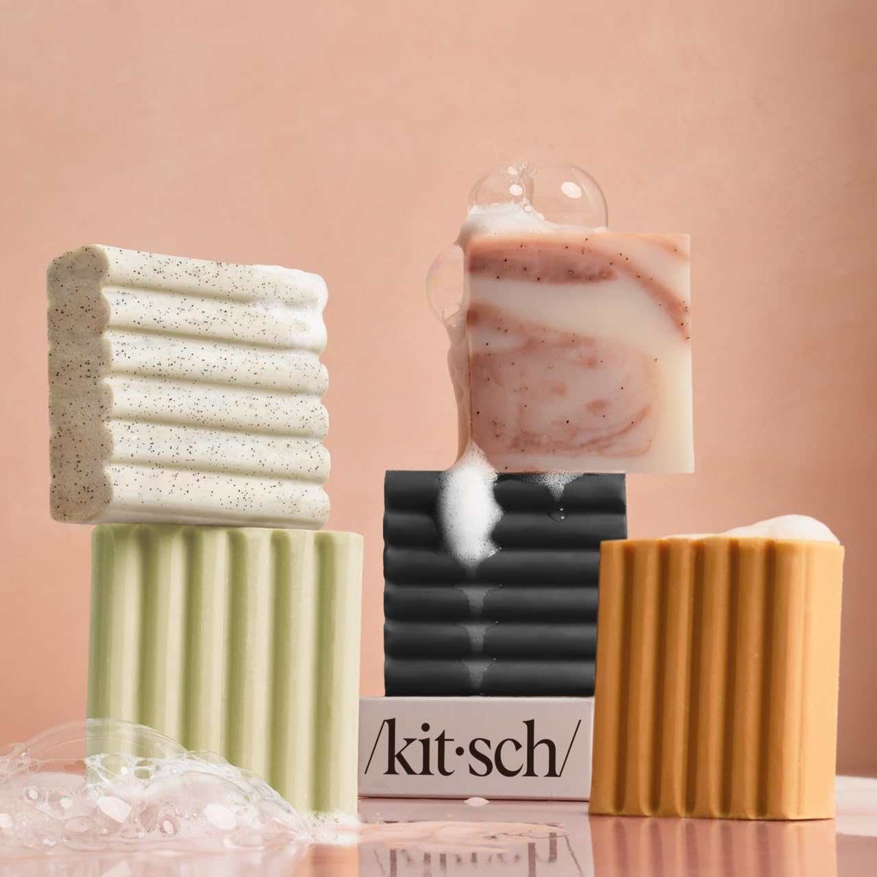 Kitsch Glycolic Acid Bar – Cucumber & Eucalyptus Scent for a Calming Shower Reset