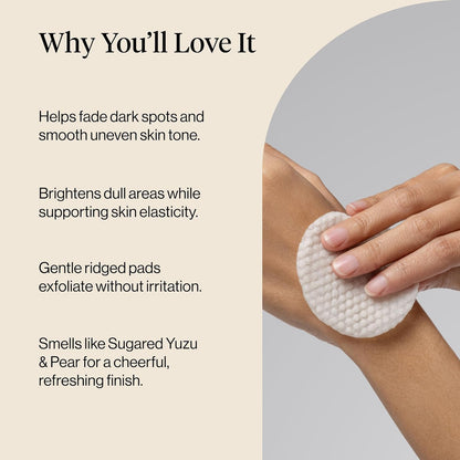 Kitsch Kojic Acid Cleansing Pads – Travel-Ready Brightening Treatment for Hotel Bathrooms and Carry-Ons