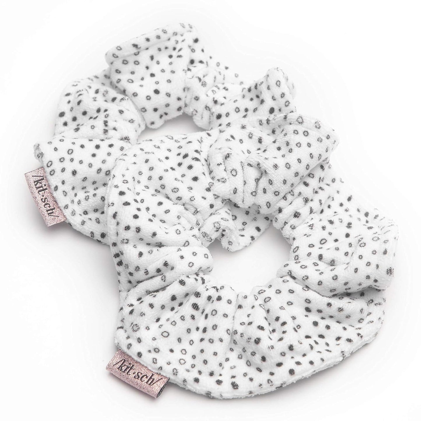 Kitsch Microfiber Hair Towel Scrunchies – Clean Aesthetic Hair Wrap for Neutral Bathroom Counter