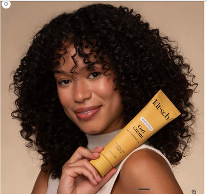Kitsch Moisturizing Curl Cream – Clean One-Step Styler for an Uncluttered Vanity, 5.3 oz