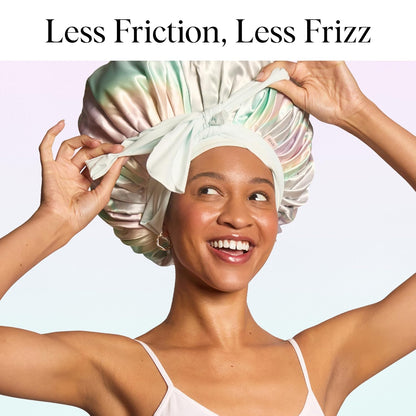 Kitsch Plush Satin Bonnet XL – Premium Softness Rivaling Silk for an Elevated Nighttime Routine