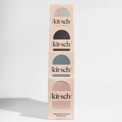 Kitsch Plush Satin Bonnet XL – Premium Softness Rivaling Silk for an Elevated Nighttime Routine