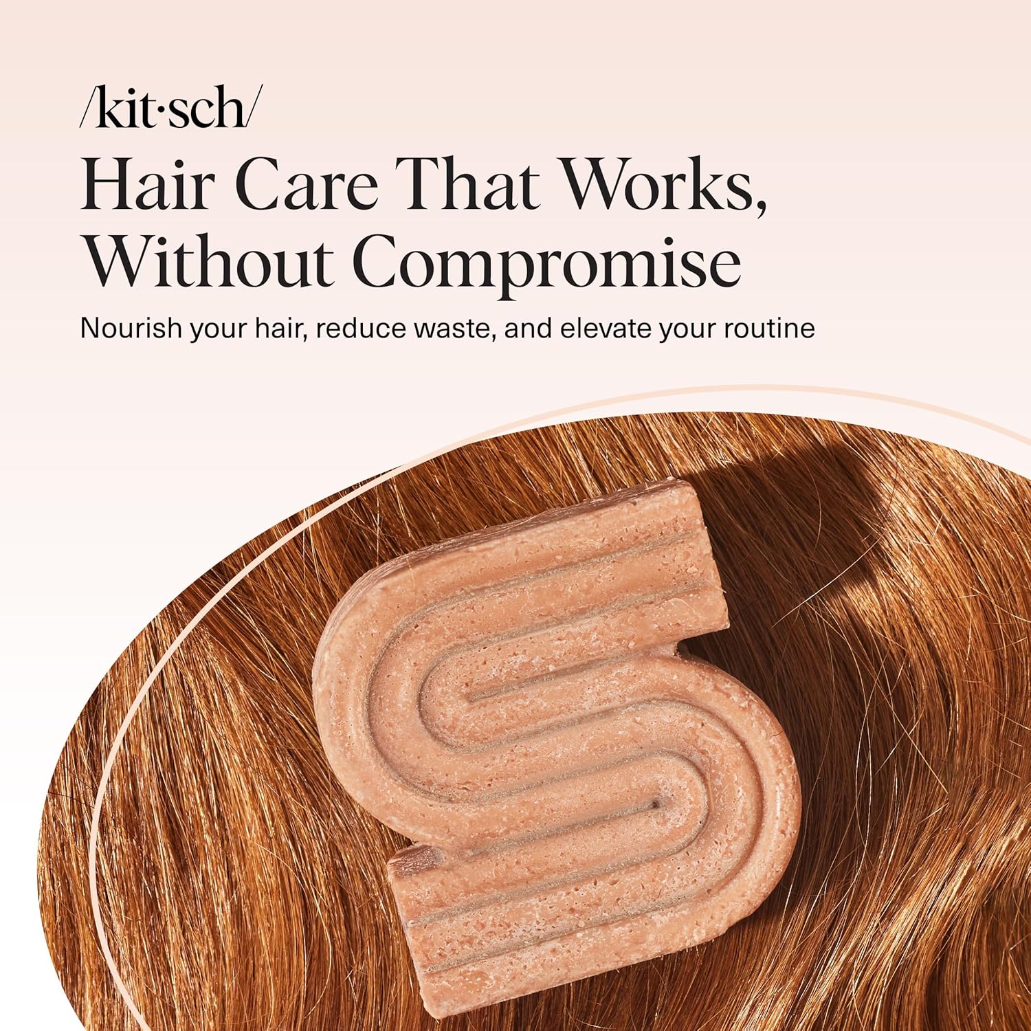 Kitsch Rice Water Shampoo Bar – Zero-Waste Bathroom Staple for a Clutter-Free Vanity