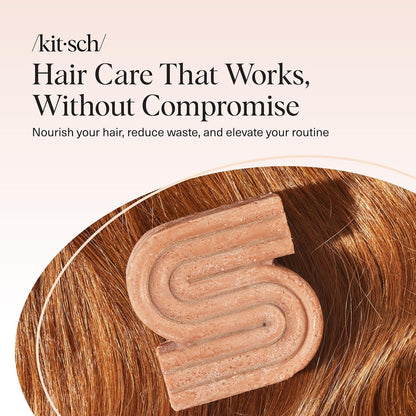 Kitsch Rice Water Shampoo Bar – Zero-Waste Bathroom Staple for a Clutter-Free Vanity