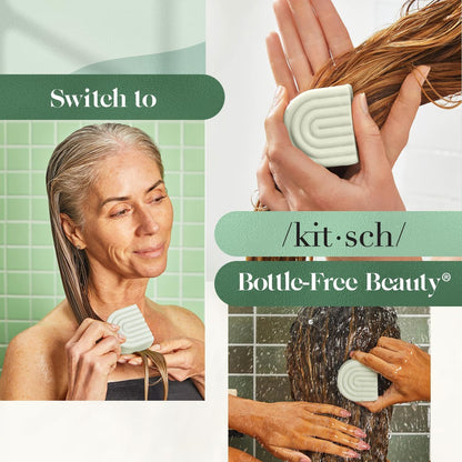 Kitsch Rosemary Biotin Volumizing Conditioner Bar – Scented Lavender Vanilla Bar for Stress-Relief Self-Care Evenings