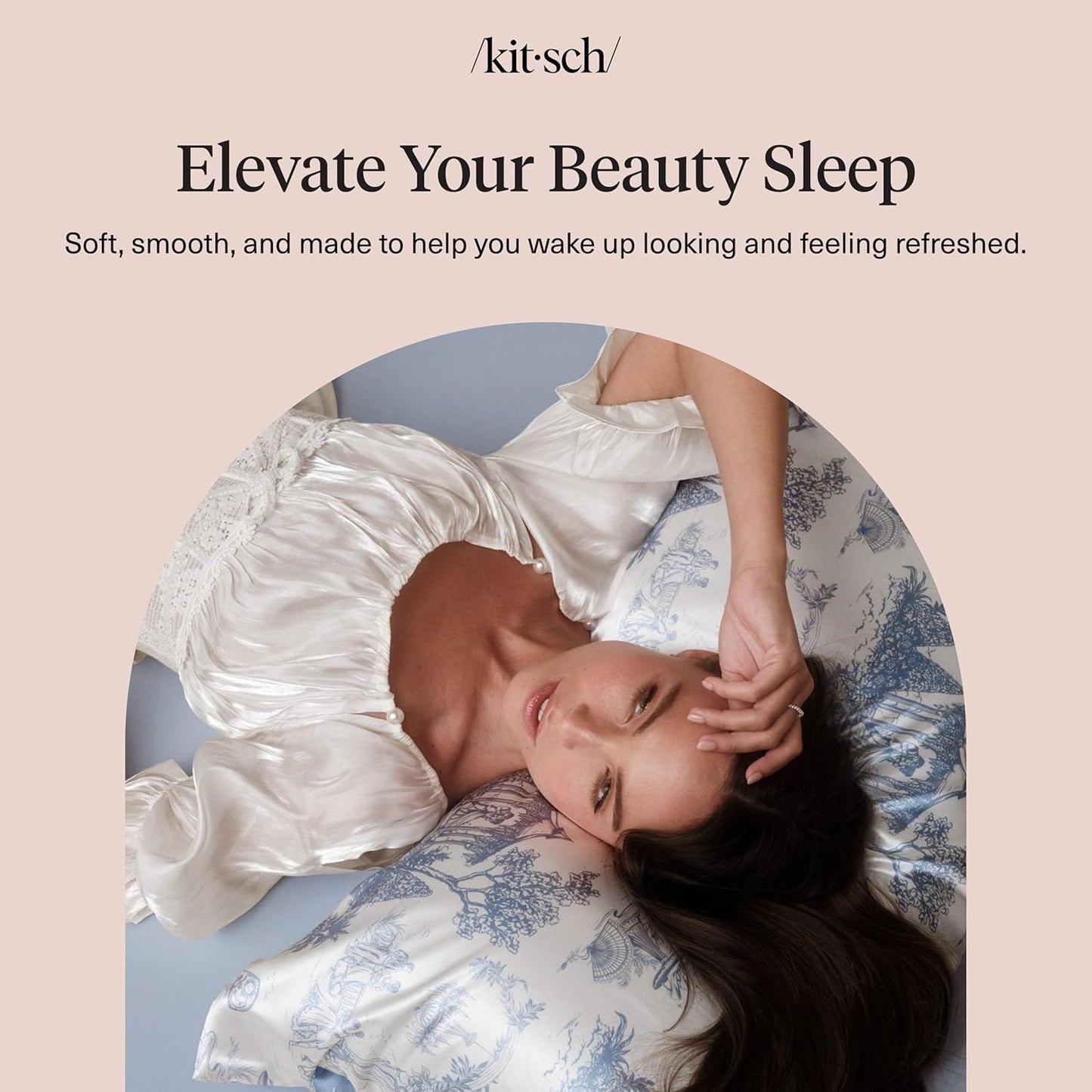 Kitsch Satin Pillowcase – Fandom Bedroom Accent Pillow Cover, Bridgerton and Wonder Woman Designs