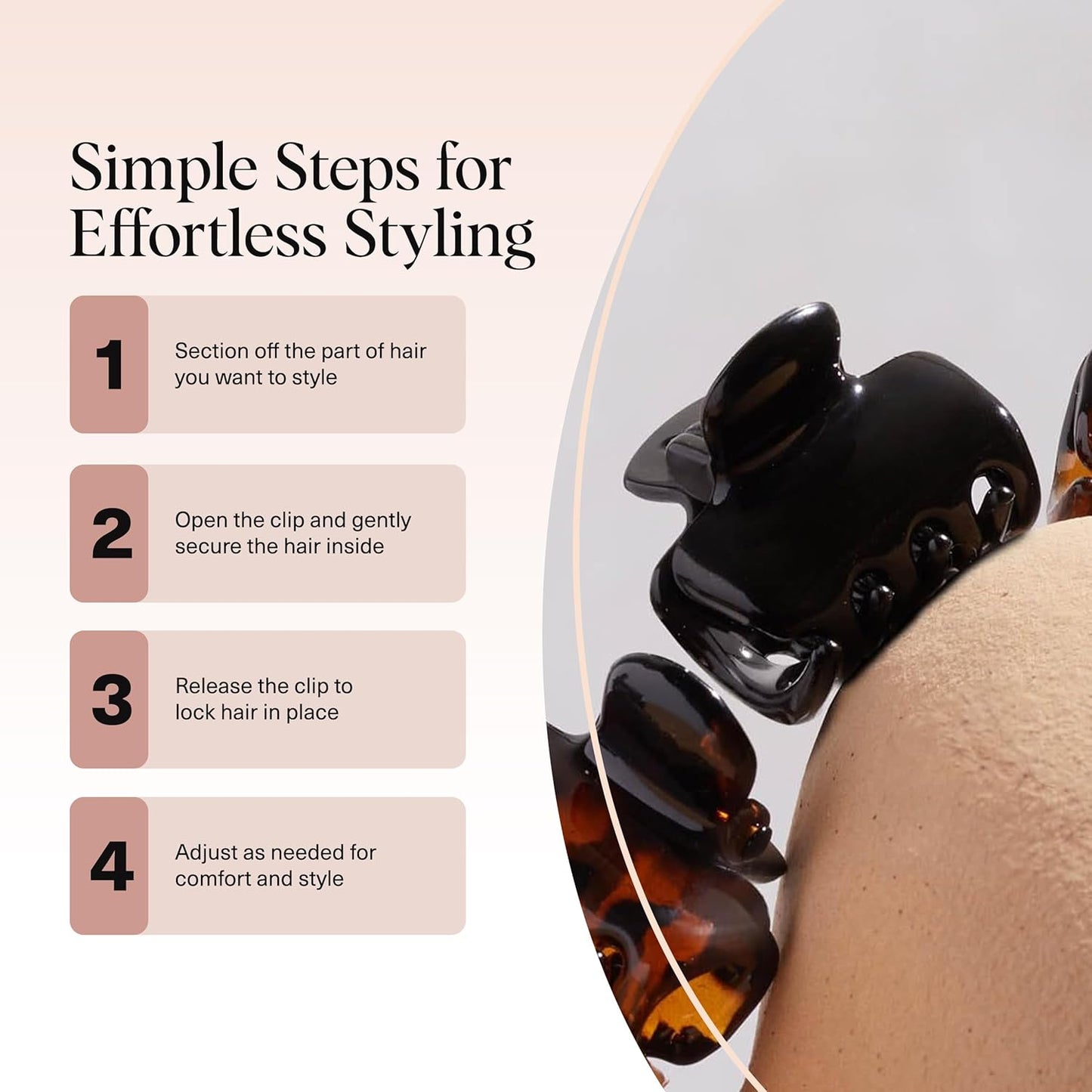 Kitsch Snag-Free Hair Clips – Gentle Hold Without Pulling on Delicate Strands