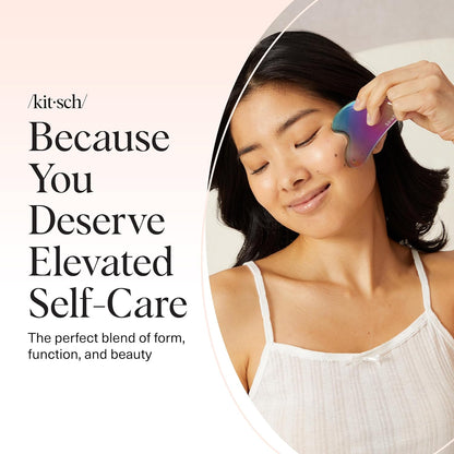 Kitsch Stainless Steel Gua Sha – Thoughtful Birthday Gift for Women Who Love Skincare Tools