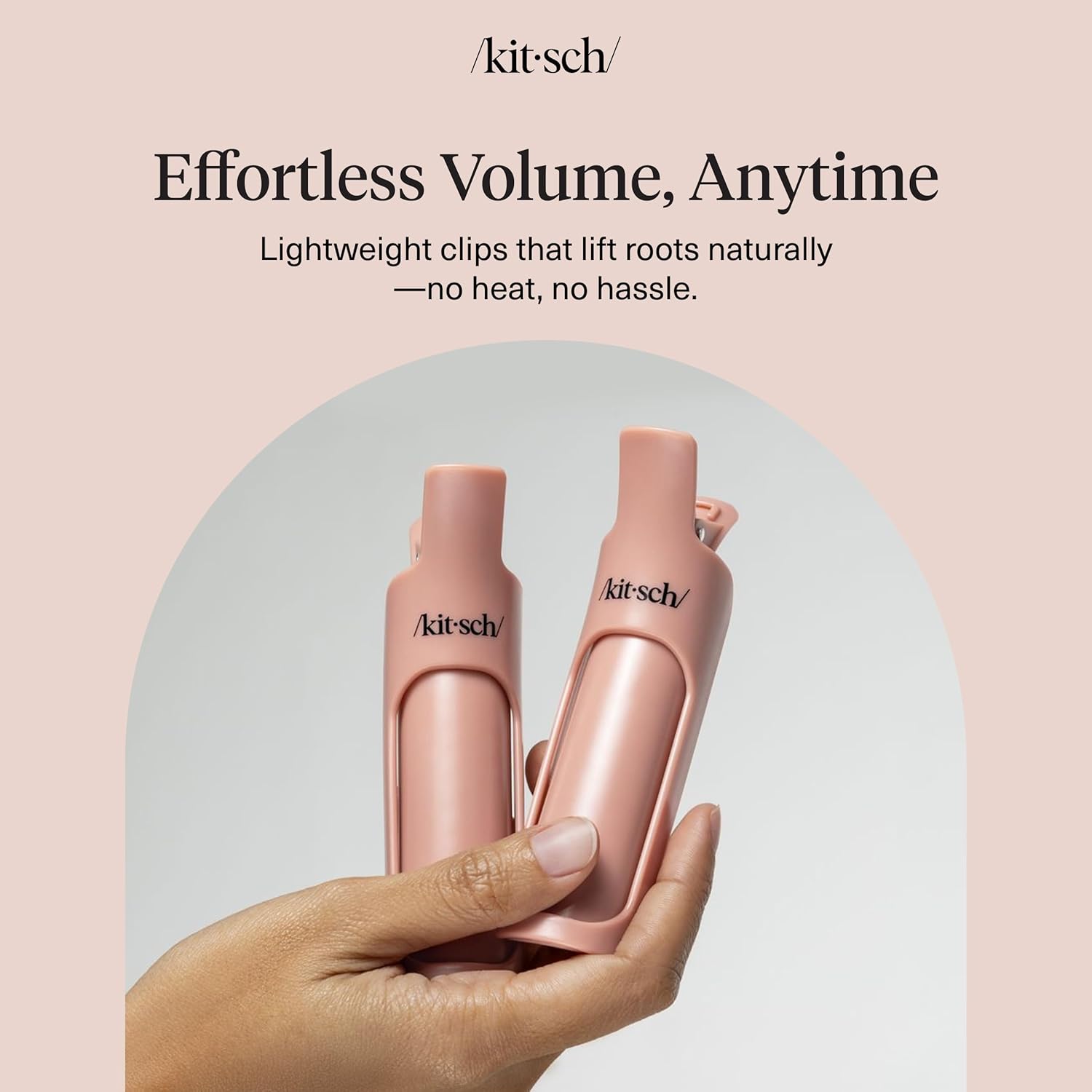 Kitsch Volumizing Hair Clips – Hands-Free Hair Tool for Busy Morning Routines, Root Lift While You Apply Makeup