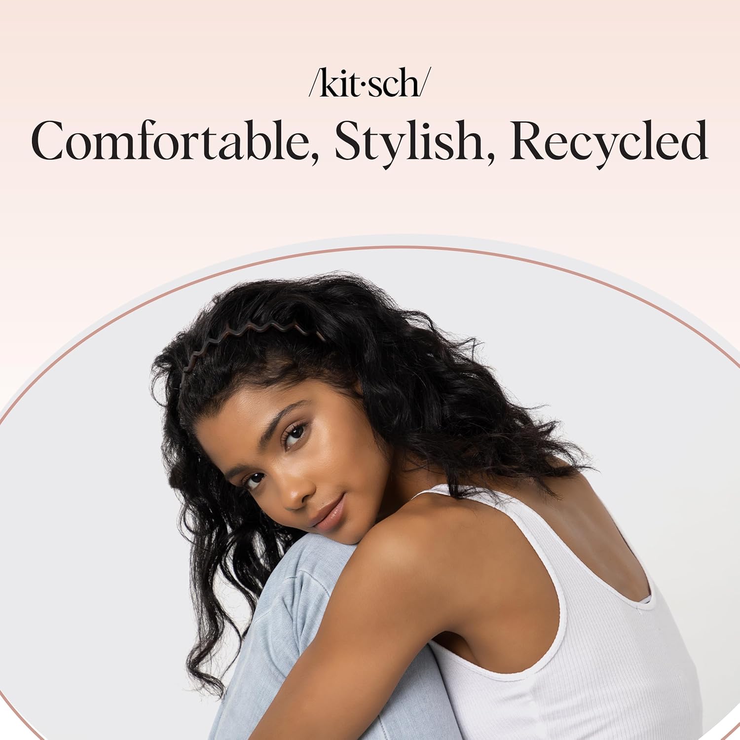 Kitsch Zig Zag Headbands – Clean Everyday Hair Accessory for the Minimalist Vanity