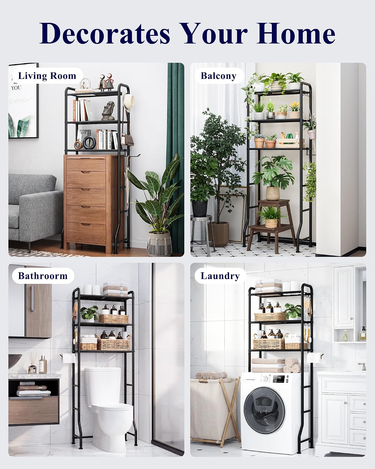 Kitsure Bathroom Organizer – Tip-Resistant Storage for Kids' Bath and Shared Spaces