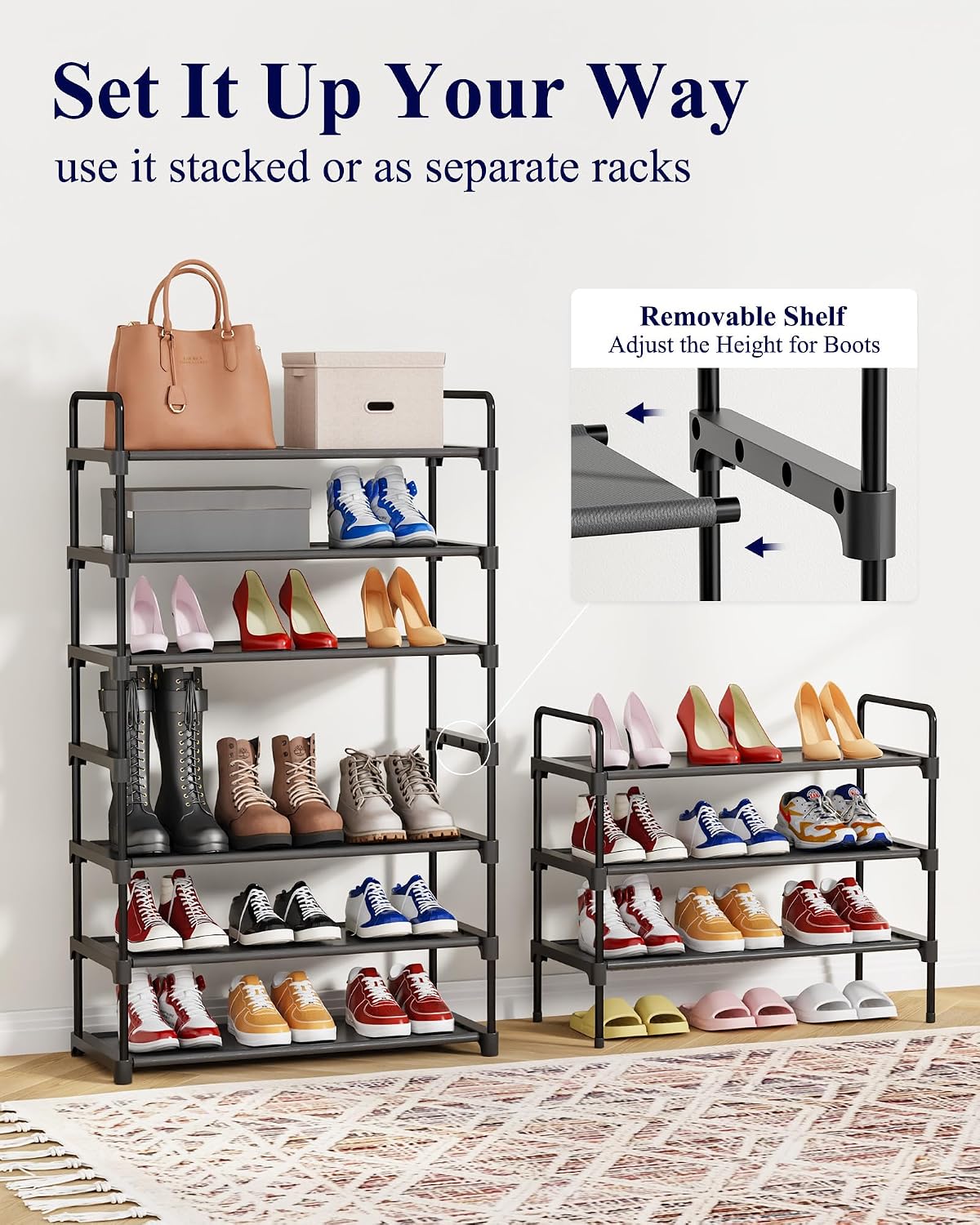 Kitsure Shoe Rack – Stylish Holiday Gift for Her, Wrapped and Ready to Use