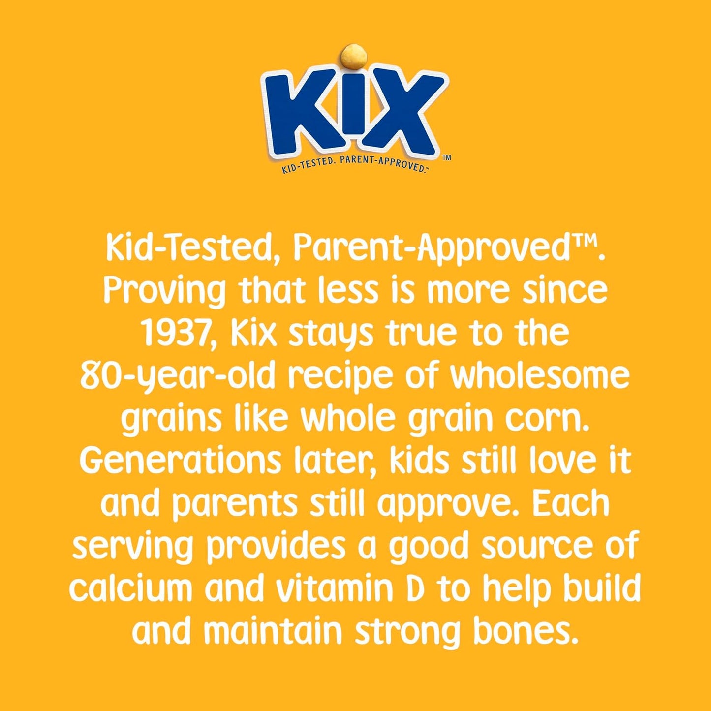 Kix Corn Puff Cereal – Low Sugar Toddler Breakfast and After-School Snack, 18 oz