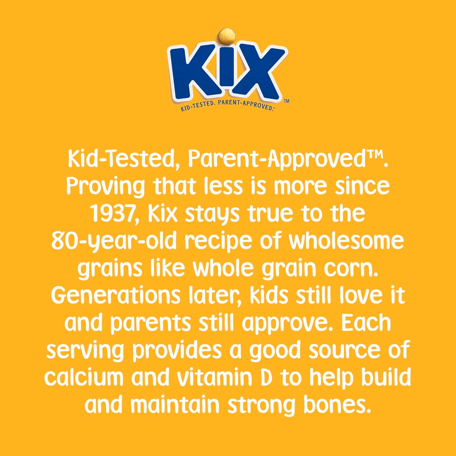 Kix Corn Puff Cereal – Low Sugar Toddler Breakfast and After-School Snack, 18 oz