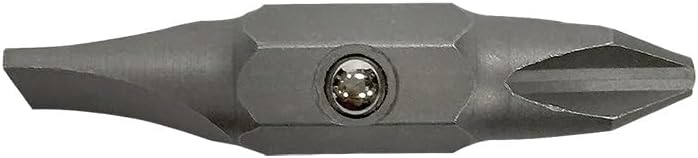 Klein Tools 32483 Precision-Machined Bit Set for Safer Screwdriving, #2 Phillips and 1/4-Inch Slotted to Reduce Cam-Out