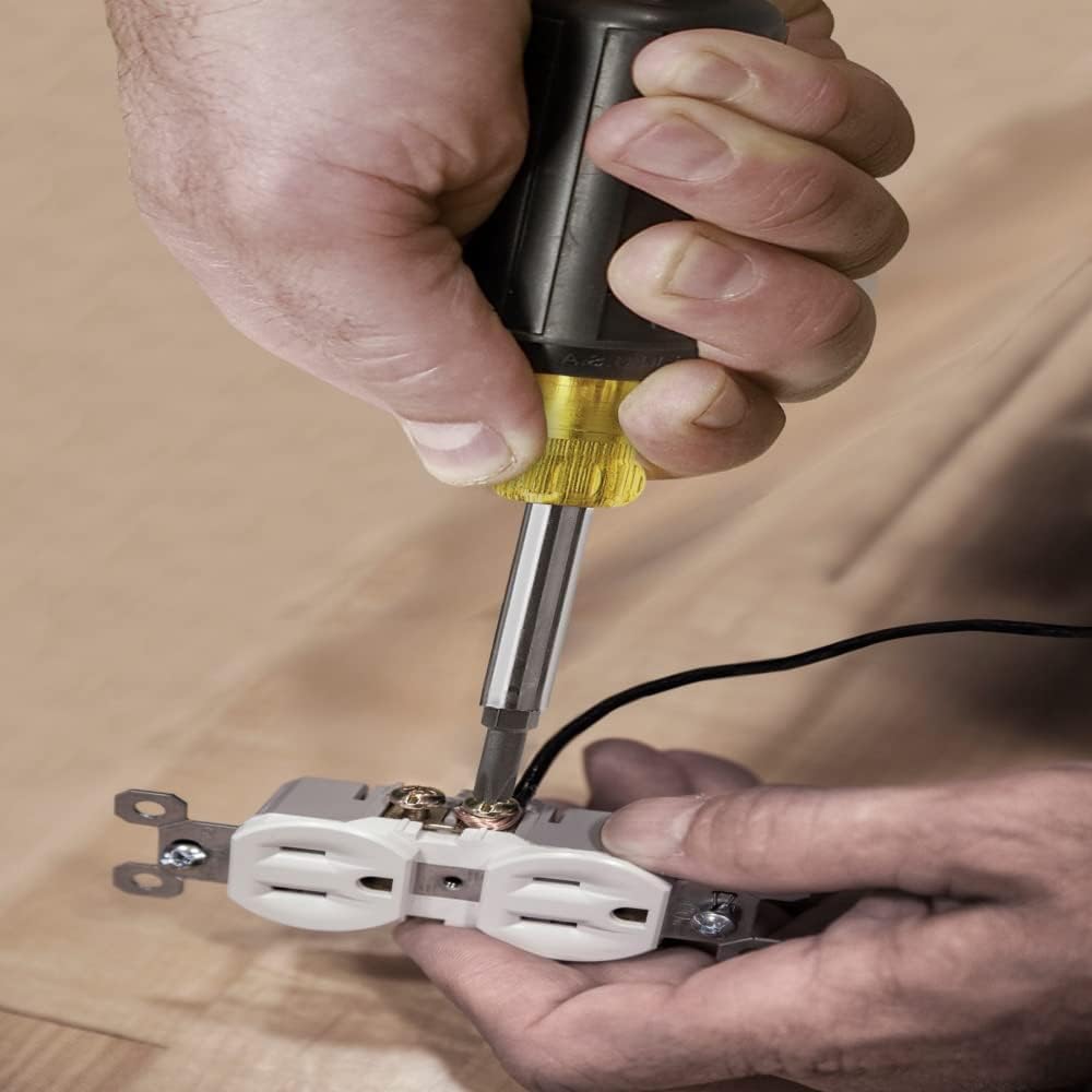 Klein Tools 32500 11-in-1 Screwdriver – Secure Fastener Grip That Reduces Stripped Screws and Slippage