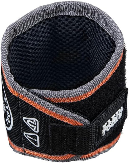 Klein Tools 55895 Magnetic Wristband – Outdoor Deck and Fence Building Helper for DIY Homeowners