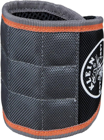Klein Tools 55895 Magnetic Wristband – Outdoor Deck and Fence Building Helper for DIY Homeowners