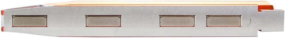 Klein Tools 935AB4V Torpedo Level – Recessed Vials and V-Groove Grip for Stable Pipe Leveling on Ladders