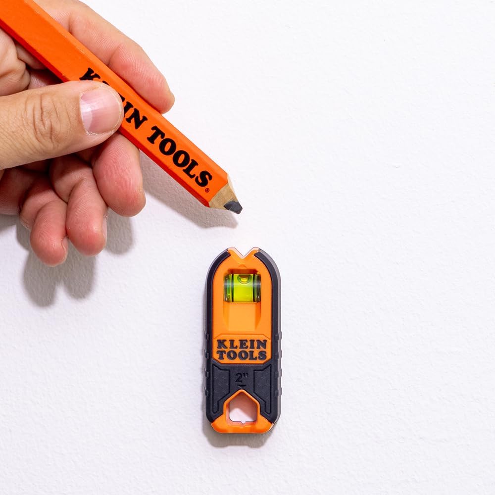 Klein Tools MSF100 Magnetic Stud Finder for Stylish Wall Hanging, Locate Studs Without Scuffing Painted Living Room Walls