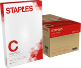 Staples TRU RED White Printer Paper – Clean, Neutral 92 Bright Sheets for an Uncluttered Workspace