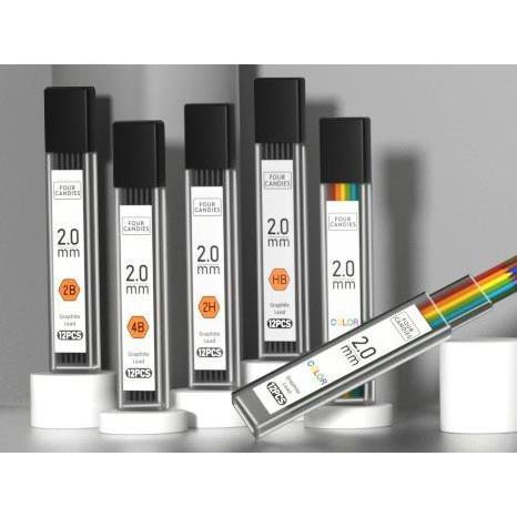 kneaded eraser, 2 soft 4b erasers, 9 cap eraser refills, and 2 lead sharpeners included