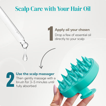 kneading-style massage therapy technique for scalp stimulation and dandruff control