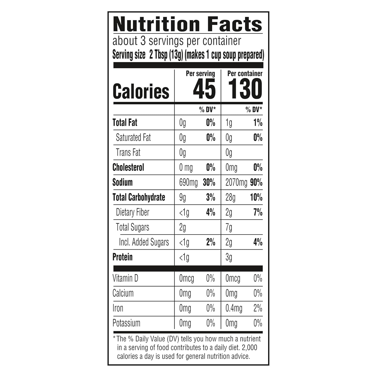 Knorr French Onion Recipe Mix – Dairy-Free Soup & Dip Base for Ingredient-Conscious Families, 1.4 oz