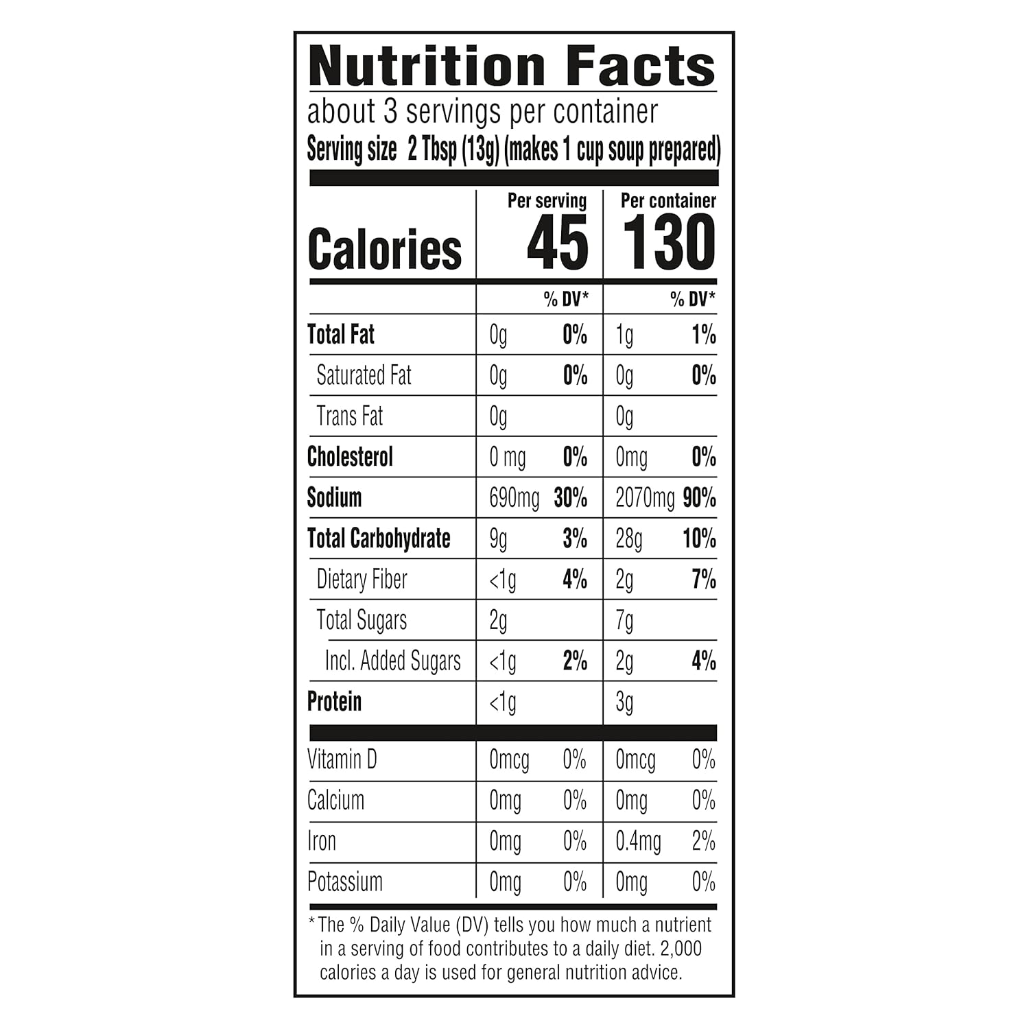 Knorr French Onion Recipe Mix – Dairy-Free Soup & Dip Base for Ingredient-Conscious Families, 1.4 oz