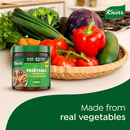 Knorr Premium One-Jar Vegetable Stock Replacement for Small Apartment and RV Kitchens