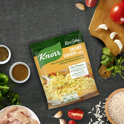 Knorr Rice Side Dish Creamy Chicken – Quick Home Office Pantry Lunch Between Meetings