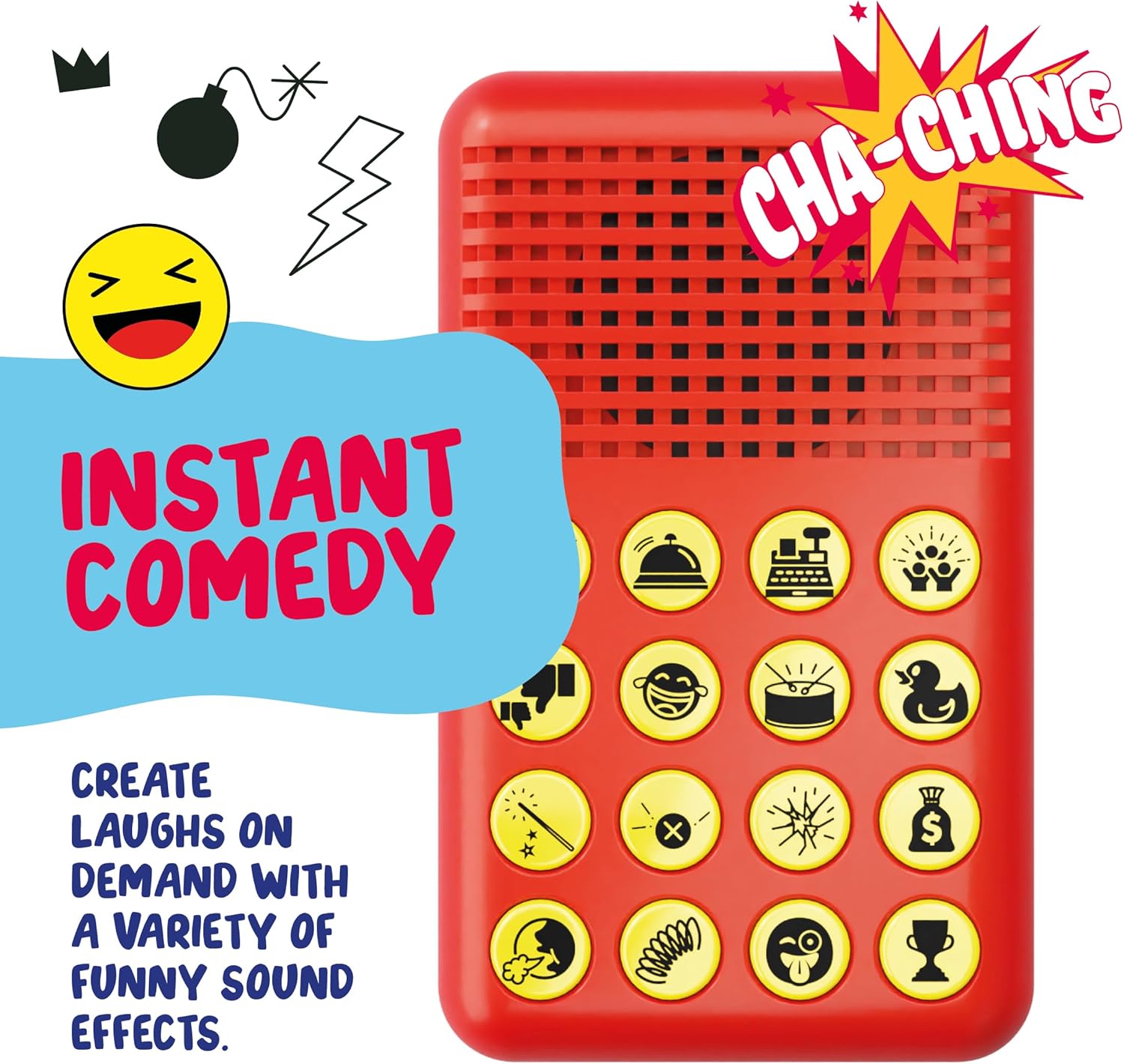 KNUCKLHEAD Sound Effects Machine - Easter Basket Stuffer for Boys 6-13 - 16 Funny Sounds Gag Gift Ready to Play