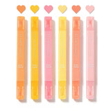 konket Soft Chisel Tip Highlighters – 6pc Assorted Set for Office Documents and Study Sessions