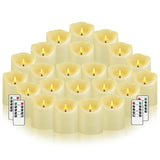 Nimiko Flameless Pillar Candles – Cozy Living Room Decor, 9-Piece LED Centerpiece Set with Remote Timer