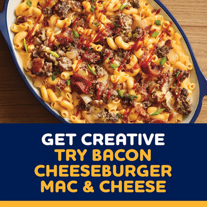 Kraft Deluxe Original Mac & Cheese – Family Weeknight Dinner for Picky Kids, 3-Box Pantry Pack