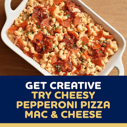 Kraft Deluxe White Cheddar Garlic & Herbs Mac and Cheese – Family Dinner for Kids, Kid-Approved Stovetop Meal