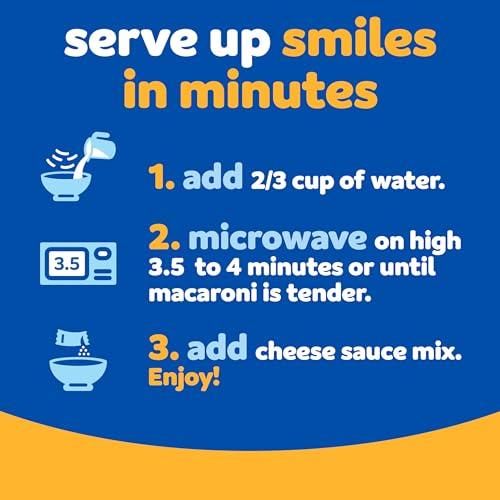 Kraft Easy Mac Single-Serve Mac & Cheese – Clutter-Free Pantry Staple for Small Apartments