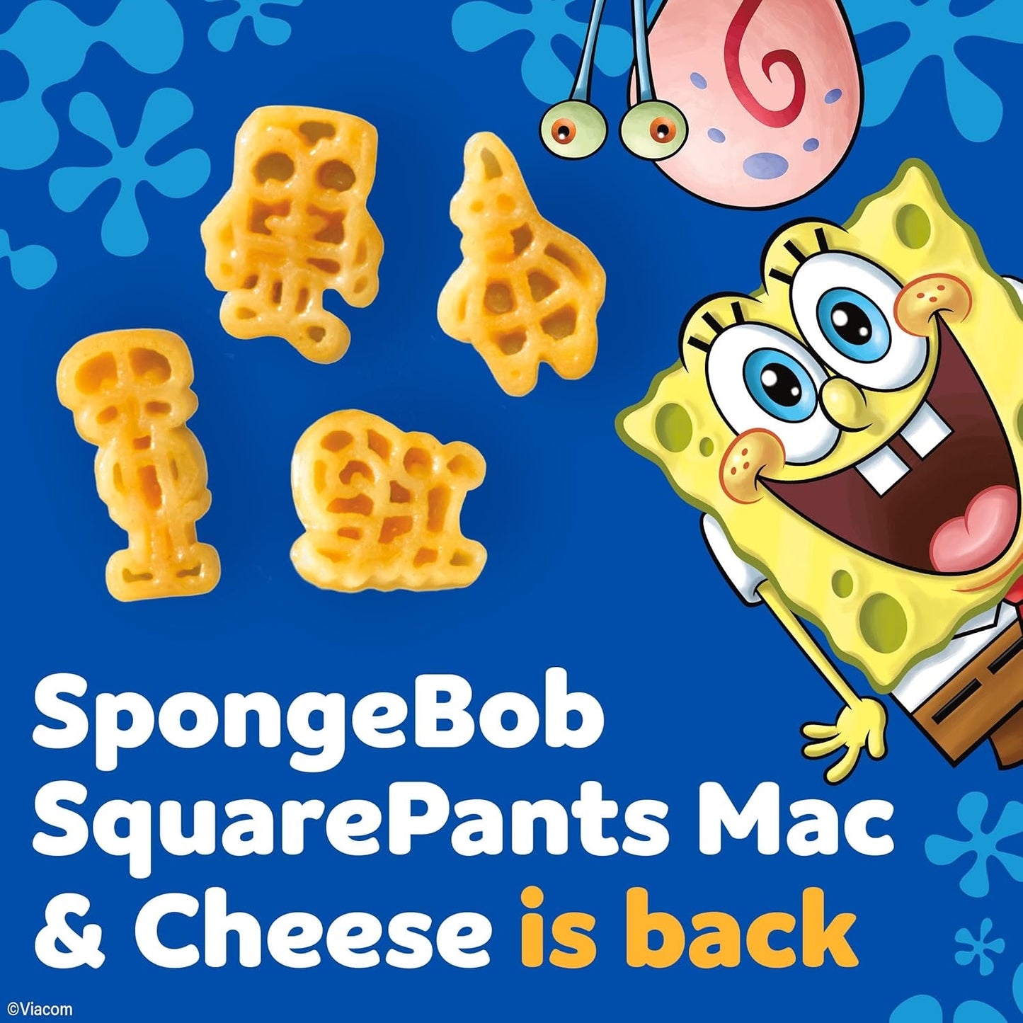 Kraft Mac & Cheese Cups SpongeBob Microwavable Single-Serve Pasta for Kids School Lunchbox 4 ct